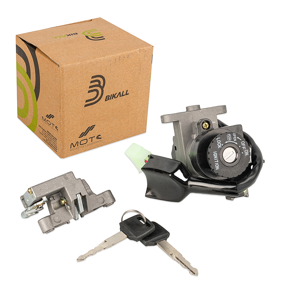 SWITCH ENCENDIDO COMPLETO W150(17-22),WS150(08-19),WS175(12-18), BIKALL F04020178