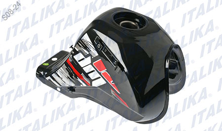 TANQUE COMBUSTIBLE NEGRO BLANCO