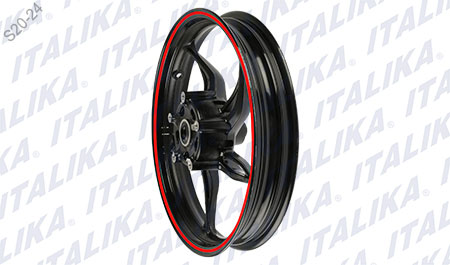 RIN DEL NEGRO FILO ROJO