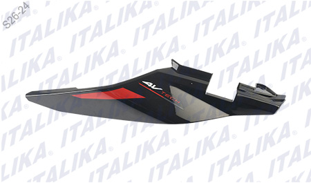 CUBIERTA TRAS IZQ NEGRO ROJO