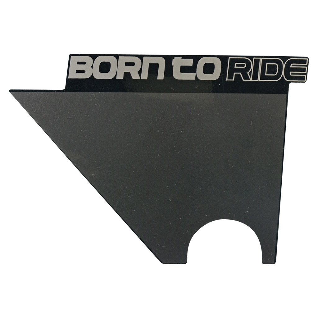 ETIQUETA BORN TO RIDE DER