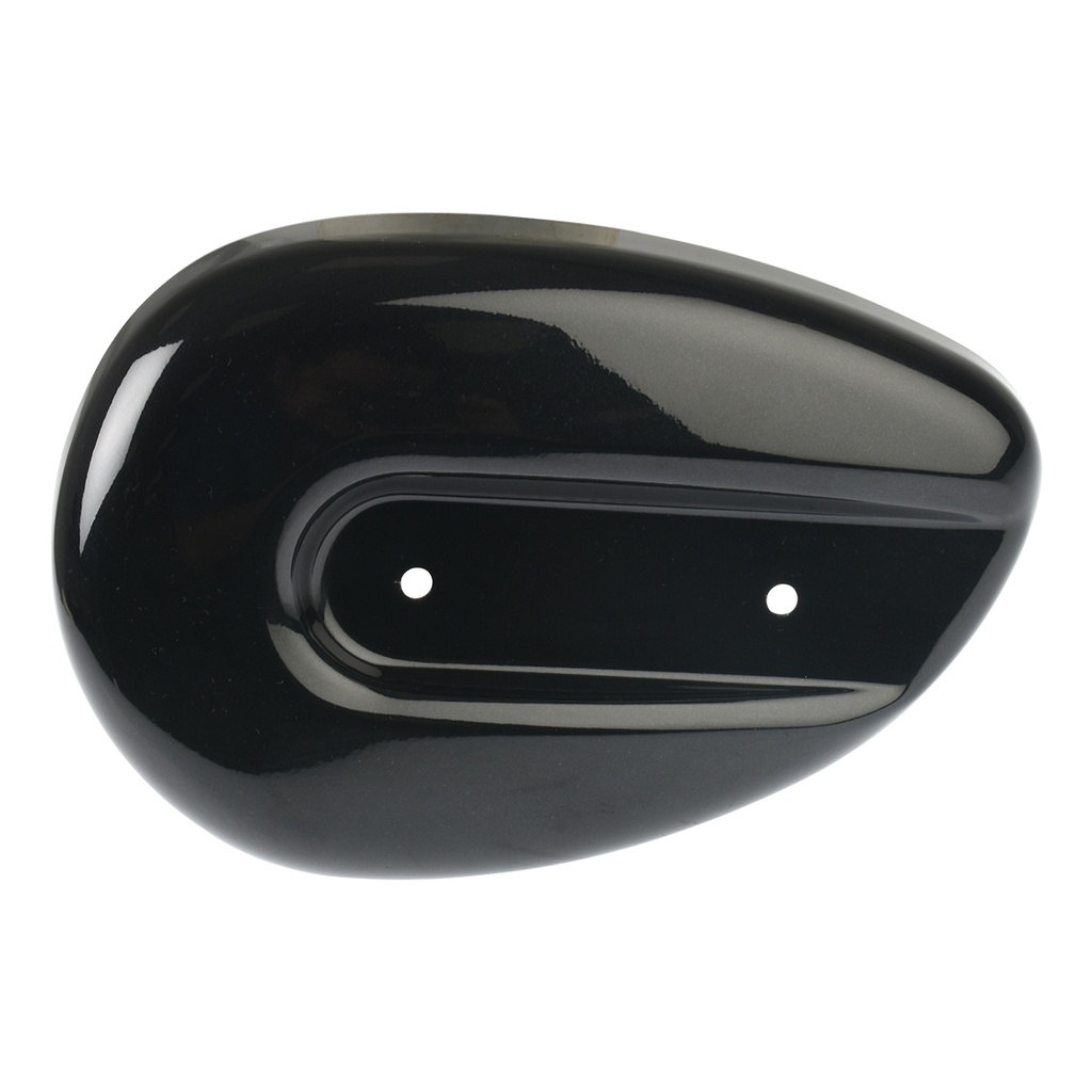 CUBIERTA METAL IZQ NEGRO PERLADO