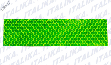 ETIQUETA REFLEJANTE VERDE