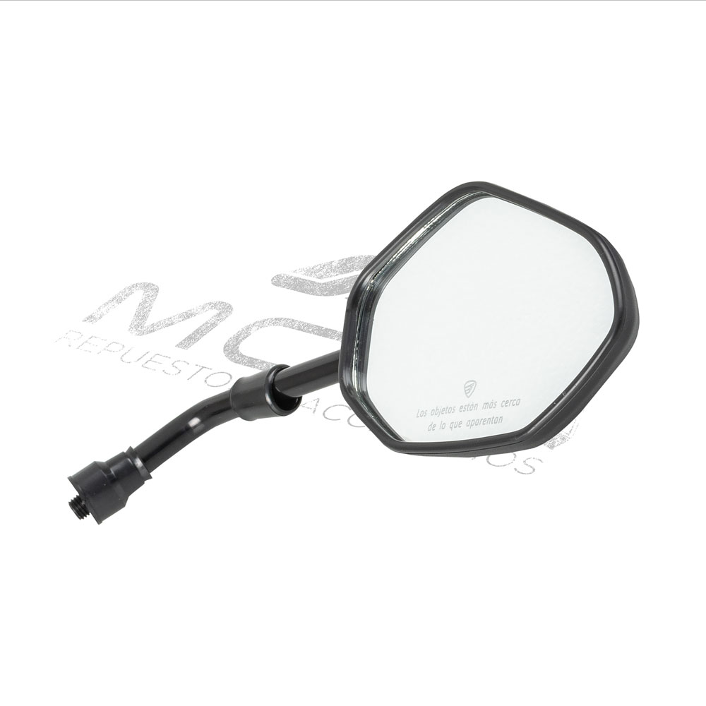 ESPEJO DER CON LOGO Y LEYENDA