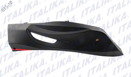 CUBIERTA LATERAL DER NEGRA VIVO ROJO