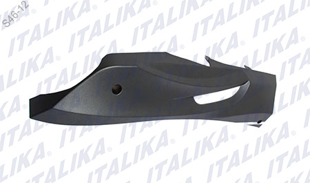 CUBIERTA LATERAL IZQ NEGRA VIVO GRIS