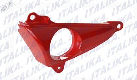 PLACA DECORATIVA IZQ ROJA