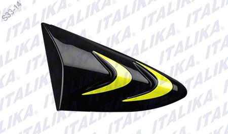 CUBIERTA DEC LAT IZQ NEGRO AMARILLO