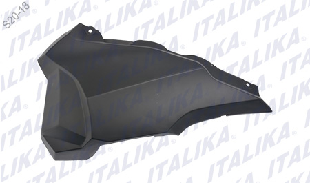 CUBIERTA LATERAL IZQ NEGRO MATE