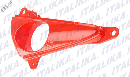 PLACA DECORATIVA IZQ NARANJA