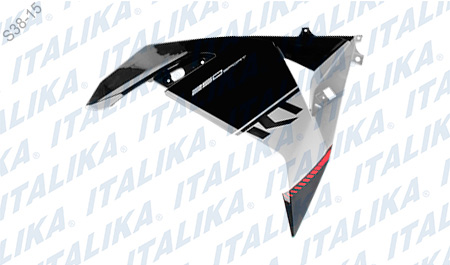 CUBIERTA IZQ NEGRO BLANCO