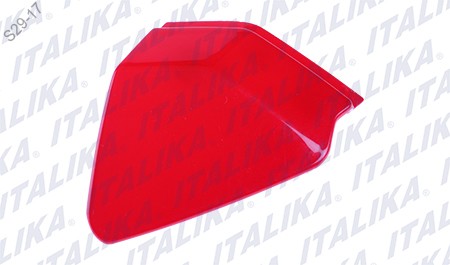 CUBIERTA DEC SALPICADERA DER ROJO