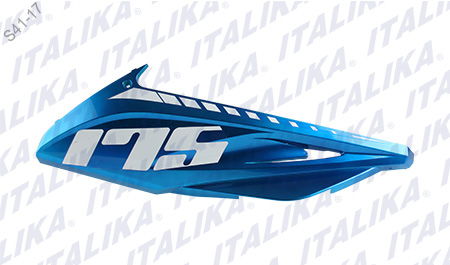 CUBIERTA LATERAL IZQ AZUL BLANCO