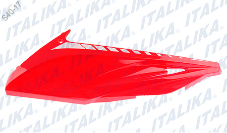 CUBIERTA LATERAL IZQ ROJO BLANCO