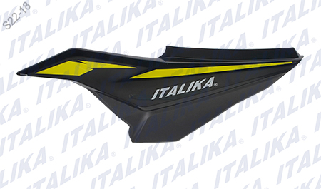 CUBIERTA LATERAL IZQ NEGRO AMARILLO