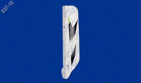 CUBIERTA AMORTIGUADOR IZQ BLANCO VERDE