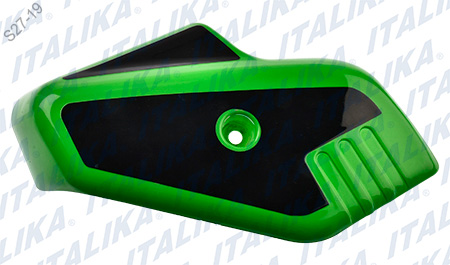 CUBIERTA HORQUILLA IZQ VERDE NEGRO