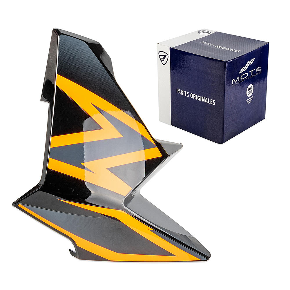 CUBIERTA TANQUE DER NEGRO NARANJA