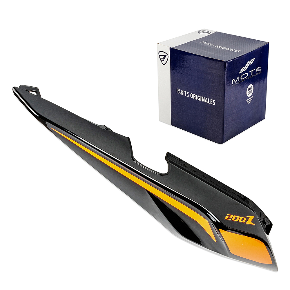 CUBIERTA TRAS DER NEGRO NEGRO NARANJA