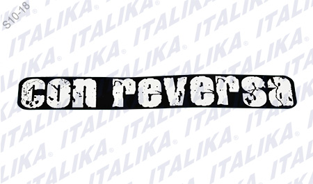 ETIQUETA "CON REVERSA"