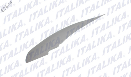 ETIQUETA CUB DE COLA IZQ PLATA