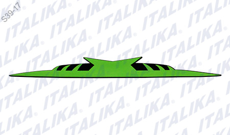 ETIQUETA SALPICADERA TRAS VERDE