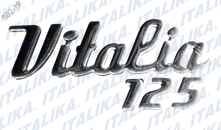 LOGO VITALIA125 CROMO 3X62X29