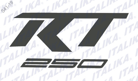 ETIQUETA CUBIERTA DER RT 250