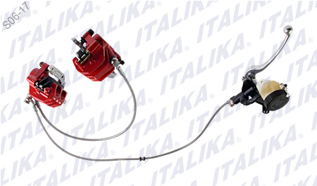 SISTEMA FRENO DEL CALIPER ROJO