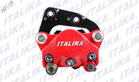 CALIPER FRENO TRAS ROJO CON LOGO