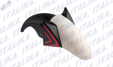 SALPICADERA DEL NEGRO Y  BLANCO MATE