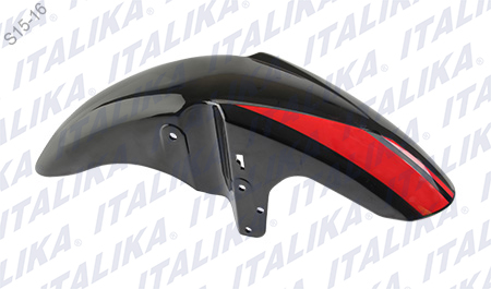 SALPICADERA DEL NEGRO ROJO