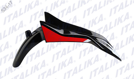 SALPICADERA DEL NEGRO ROJO