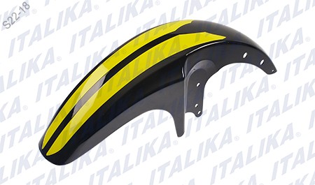 SALPICADERA DEL NEGRO AMARILLO