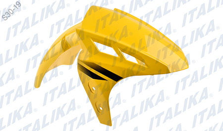 SALPICADERA DEL AMARILLO NEGRO