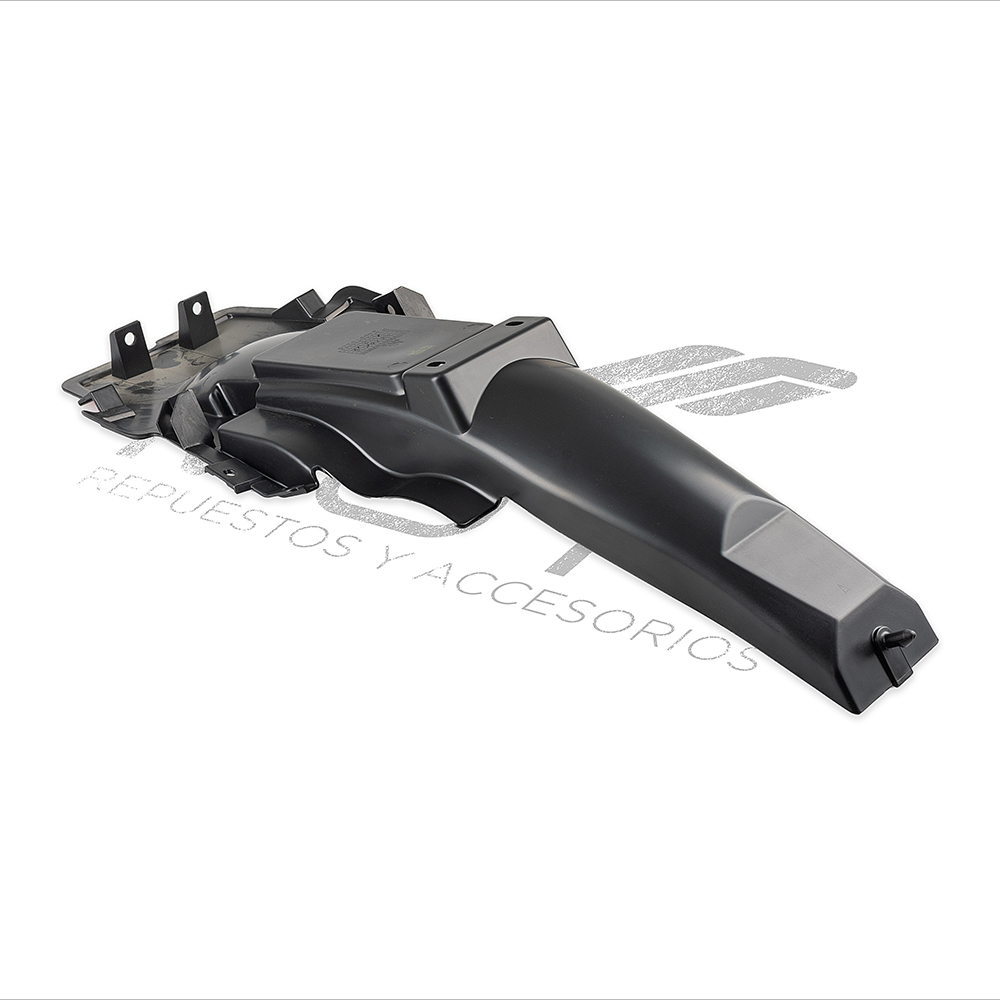 SALPICADERA TRAS NEGRO ROJO