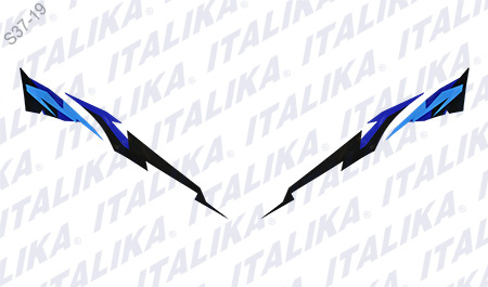 JGO ETIQUETAS SALPICADERA DEL