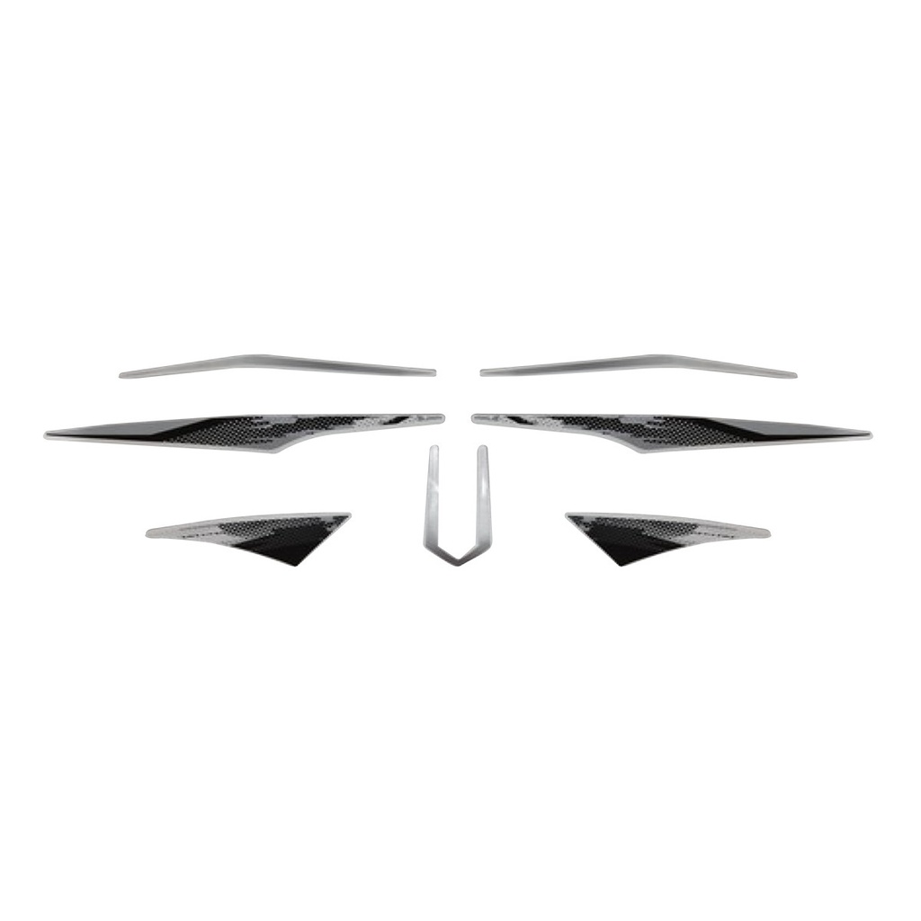 JUEGO ETIQUETAS SALPICADERA DEL