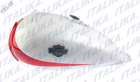 TANQUE COMBUSTIBLE BLANCO ROJO