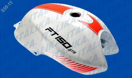 TANQUE COMBUSTIBLE BLANCO NARANJA