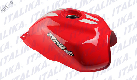 TANQUE COMBUSTIBLE ROJO BLANCO