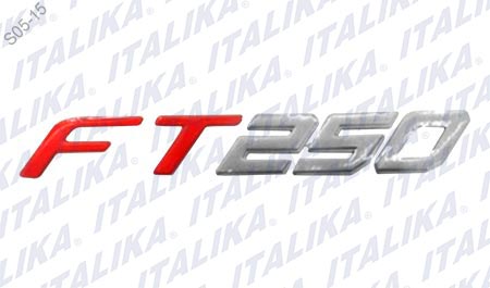 ETIQUETA TANQUE COMBUSTIBLE FT250