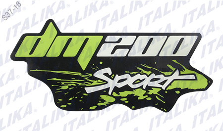 ETIQUETA TANQUE DM200SPORT DER