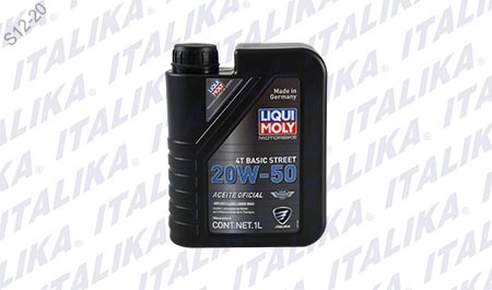 ACEITE LIQUI MOLY-ITK 4T 20W - 50 CJ 6L