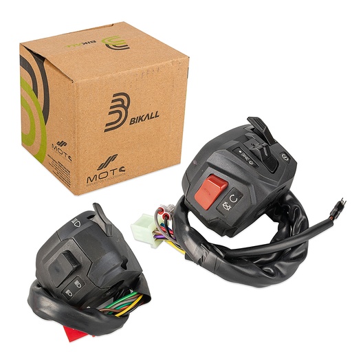 [KIT-MANDO-013] KIT PAR MANDOS IZQ Y DER BAJAJ BIKALL NS200