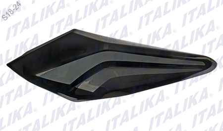 [F13013133] CUBIERTA FARO IZQ NEGRO GRIS