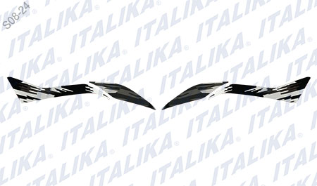 [F16050020] JUEGO ETIQUETAS SALPICADERA DEL