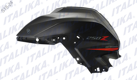 [F13013136] CUBIERTA TANQUE IZQ NEGRO GRIS