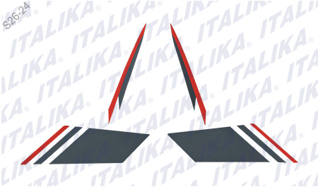 [F16050027] JUEGO ETIQUETAS SALPICADERA DEL