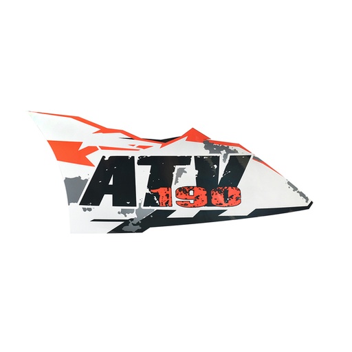 [F13020674] ETIQUETA ATV FRONT IZQ PANEL TRAS